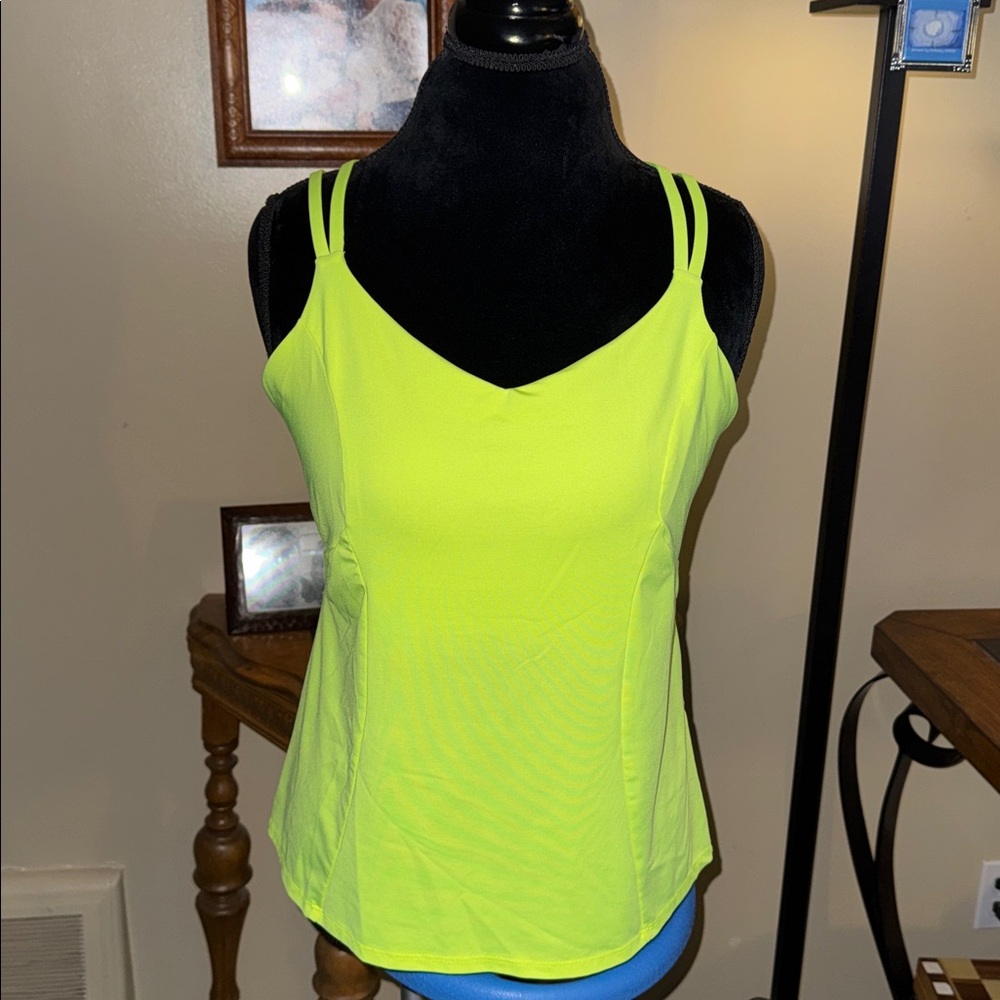 Lucky in Love Yellow Tennis Top